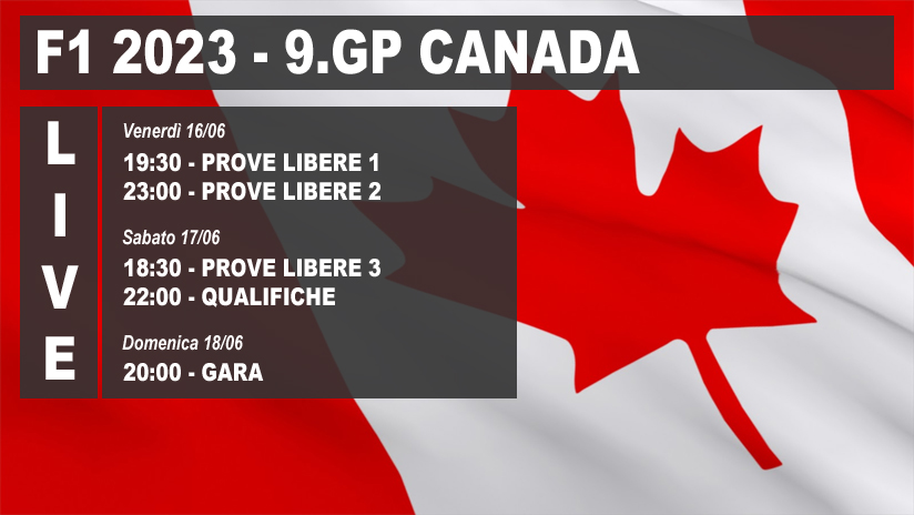 Gp Canada F1 2023 - Diretta - Live
