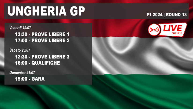 Ungheria F1 Live Timing
