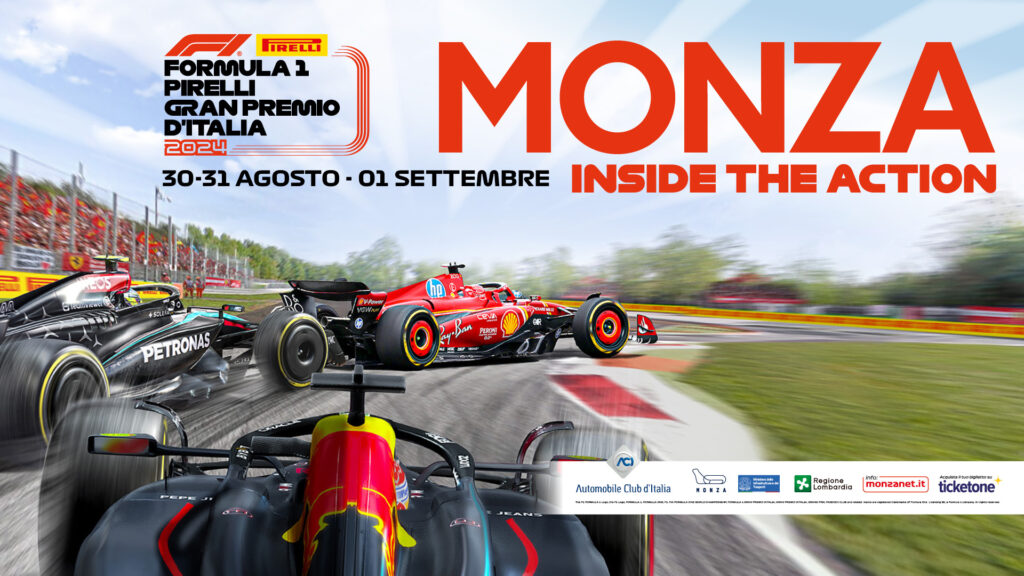 La locandina del Gp d'Italia F1 2024 a Monza - monzanet.it